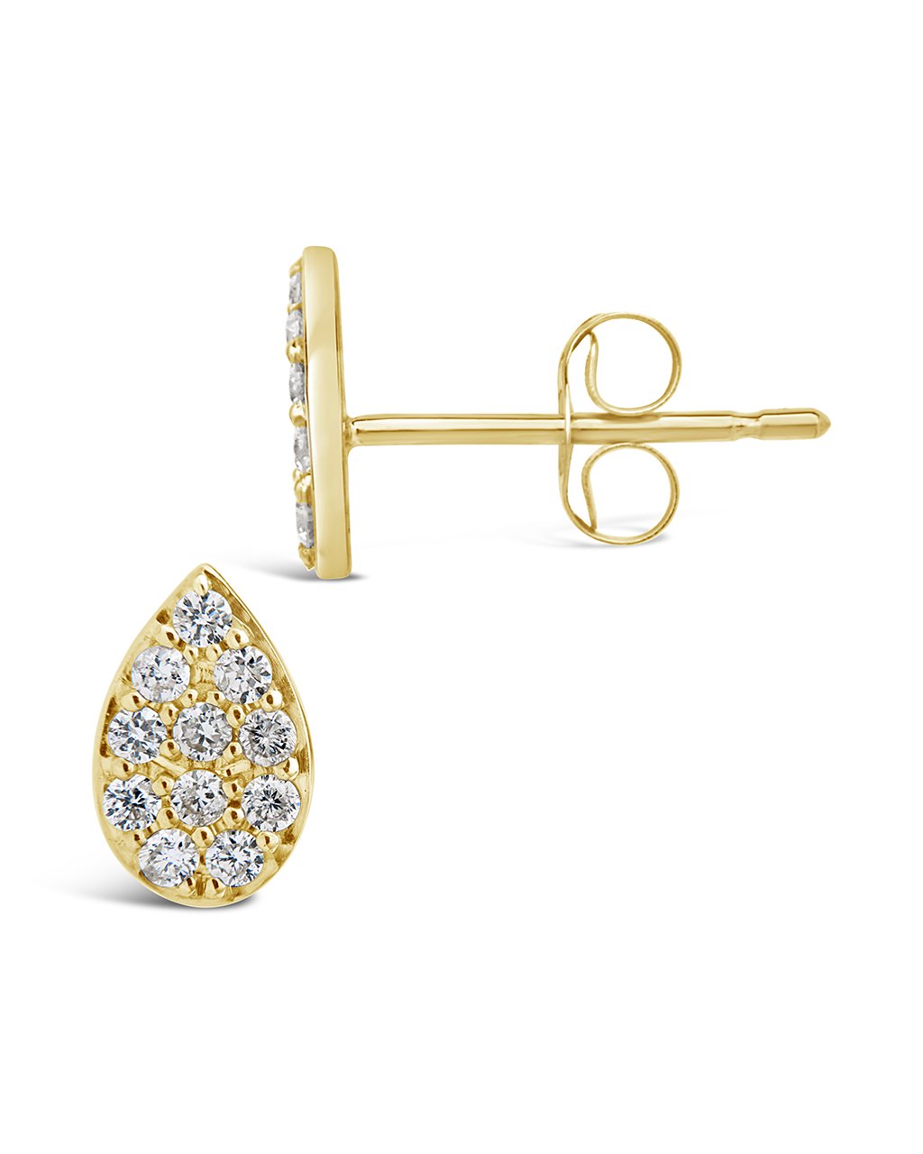 Simon G. 18K White Gold Two Row Cascading Diamond Earrings - LE4664 – Ben  Garelick